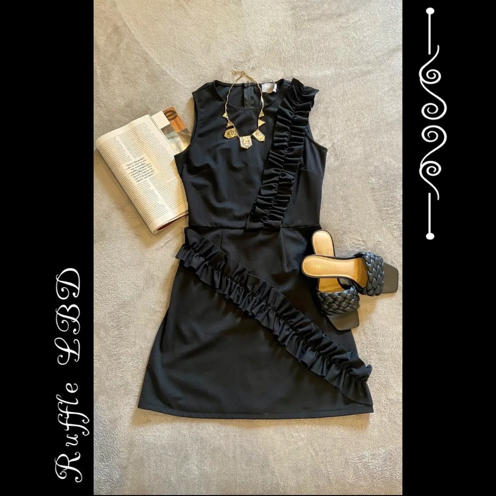 ASOS | Ruffle Little Black Dress